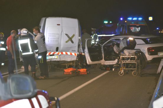 Cinco feridos em acidente no IP2 em Beja