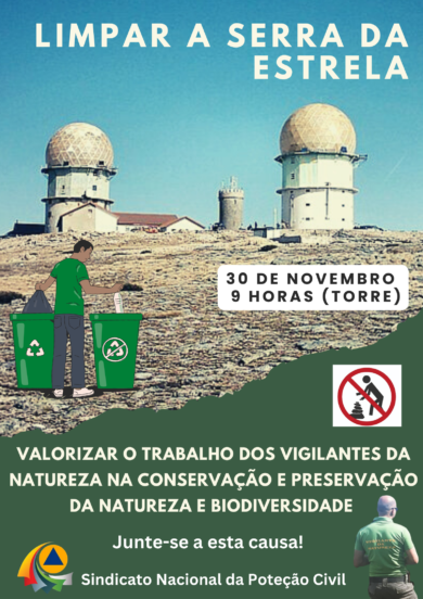 SNPC organiza a iniciativa “Limpar a Serra da Estrela” no dia 30 de Novembro